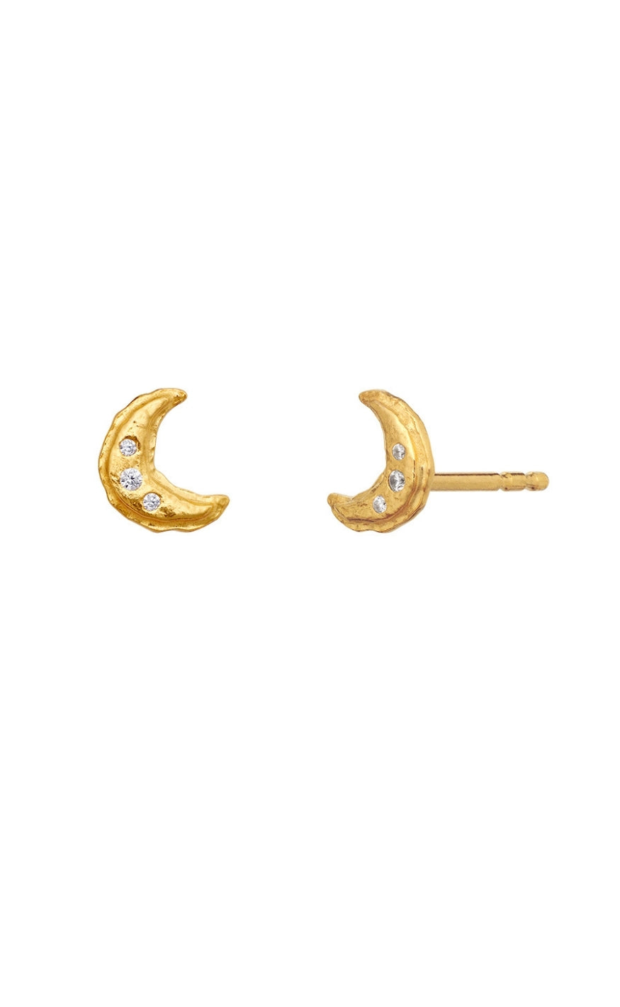 Maanesten Øreringe - Lunia - Gold Colour