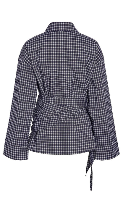 Noisy May Skjorte - Kilah - Navy Blazer/Birch