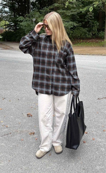 Noella Skjorte - Marlon - Danne Brown Blue Check
