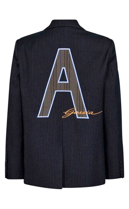 Gossia Blazer - Beatrice Jo - Navy Blue Stripes
