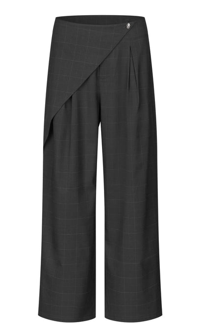 Cras Bukser - Aisha - Dark Grey Check