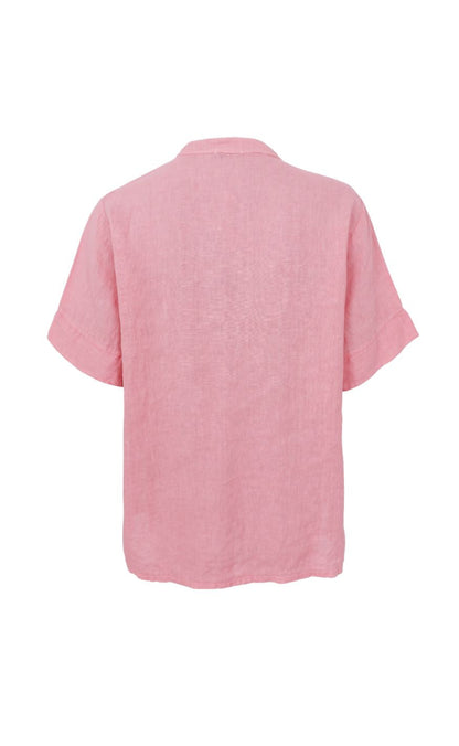 Black Colour Bluse - Linen SS - Candy Rose
