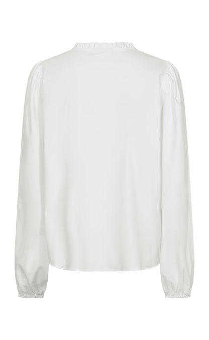 Freequent Bluse - Friva - Star Off-white w. St Off-white