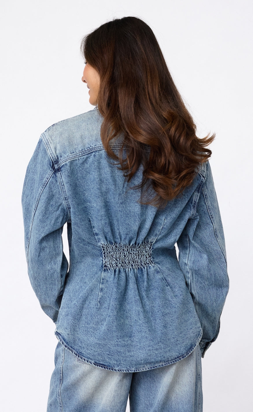 Sisters Point Skjorte - FIORA-SH - Vintage Denim