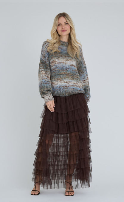 A-View Nederdel - Miranda - Dark Brown