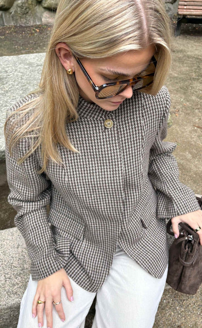 Noella Blazer - Monique - Delphia Brown Check