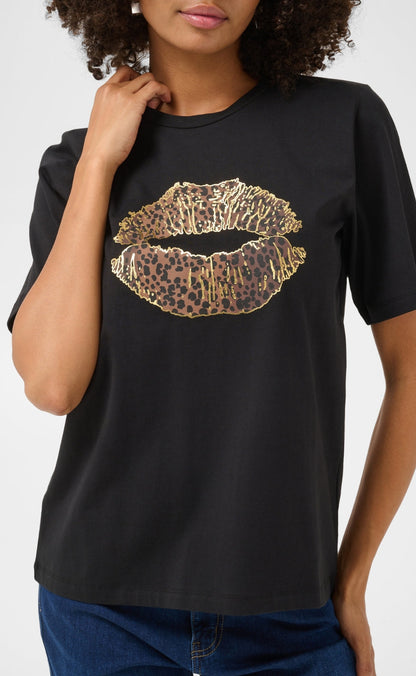 Culture T-shirt - Musa Gith - Black Leopard