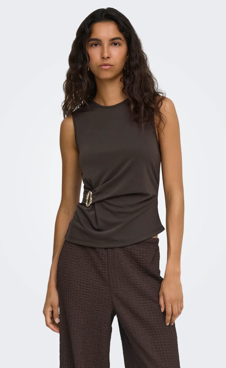ONLY Top - Haze - Chocolate Torte Metallic