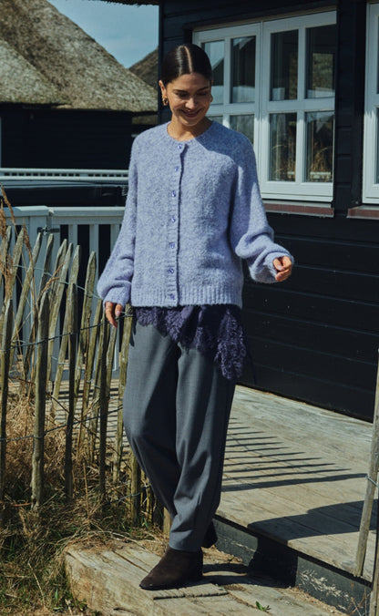 Freequent Cardigan - Louisa - Iris Melange