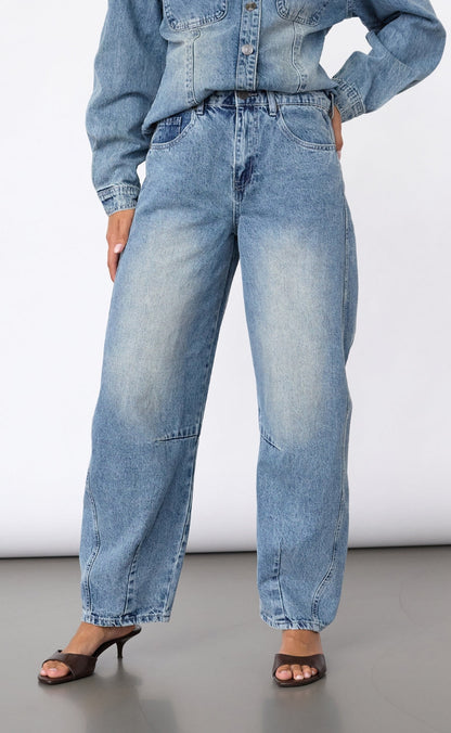 Sisters Point Bukser - FIORA-BARREL - Vintage Denim
