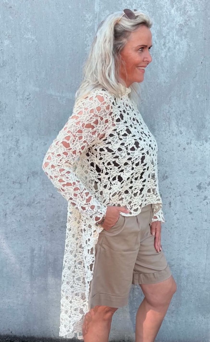 Tim og Simonsen Tunika - Fresa Lace - Off White