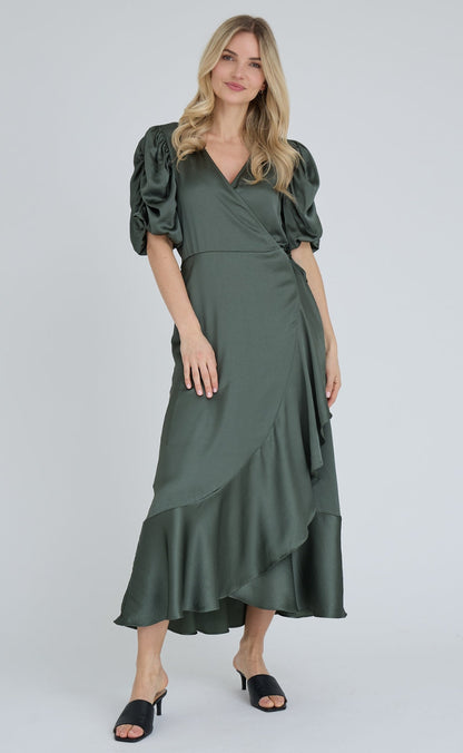 A-View Kjole - Sinda - Dark Green
