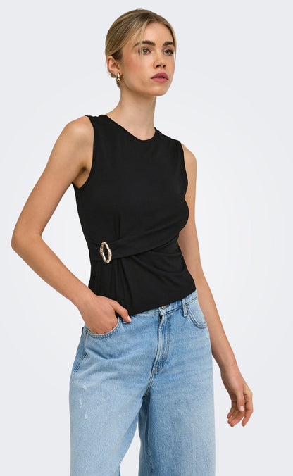 ONLY Top - Haze - Black Metallic