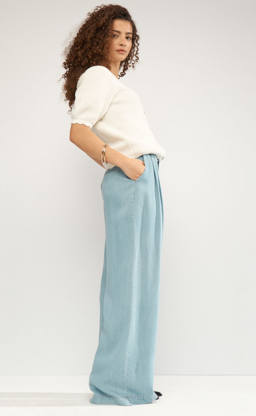 Nümph Bukser - Elida - Light Blue Denim