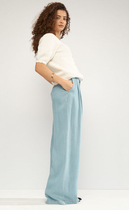 Nümph Bukser - Elida - Light Blue Denim