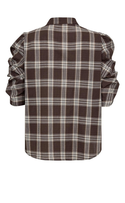 Gossia Bluse - Zabina - Brown Checks