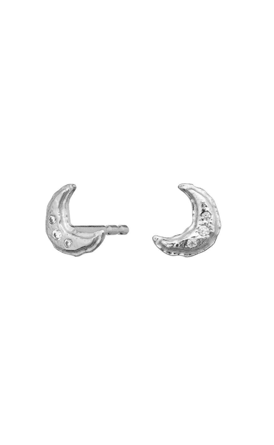 Maanesten Øreringe - Lunia - Silver Colour