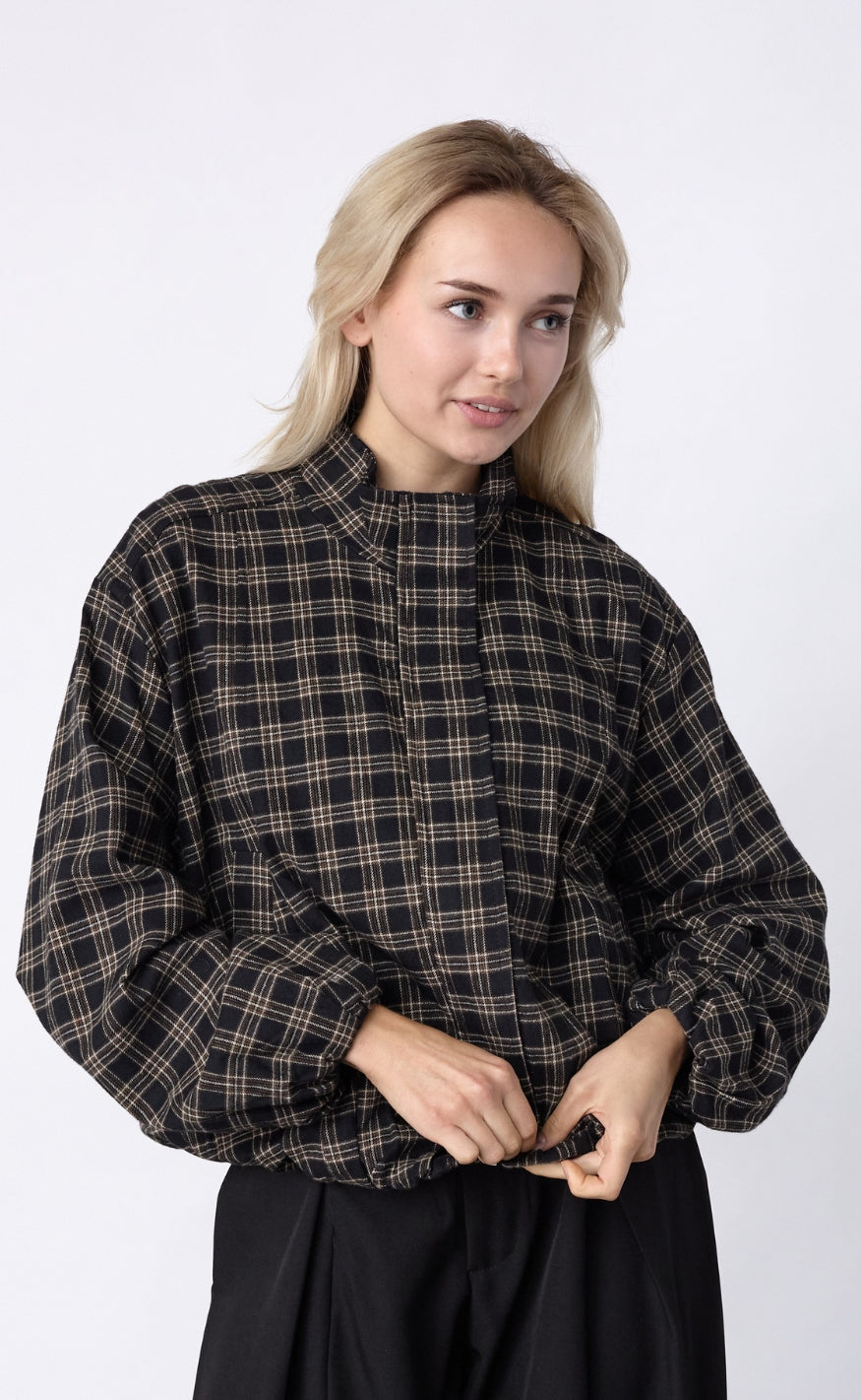 Sisters Point Jakke - VILOA-JA - Black Check