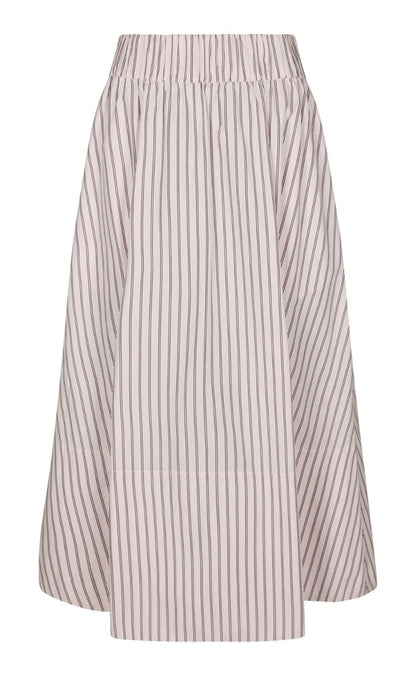 Neo Noir Nederdel - Yara Long Double Stripe - Rose