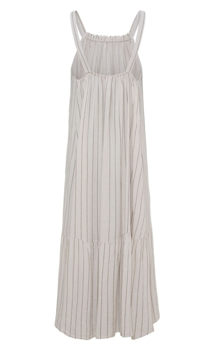 Marta Du Chateau Kjole - Avenia - Sabbia Stripe