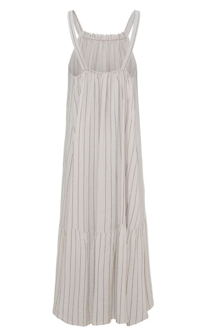 Marta Du Chateau Kjole - Avenia - Sabbia Stripe