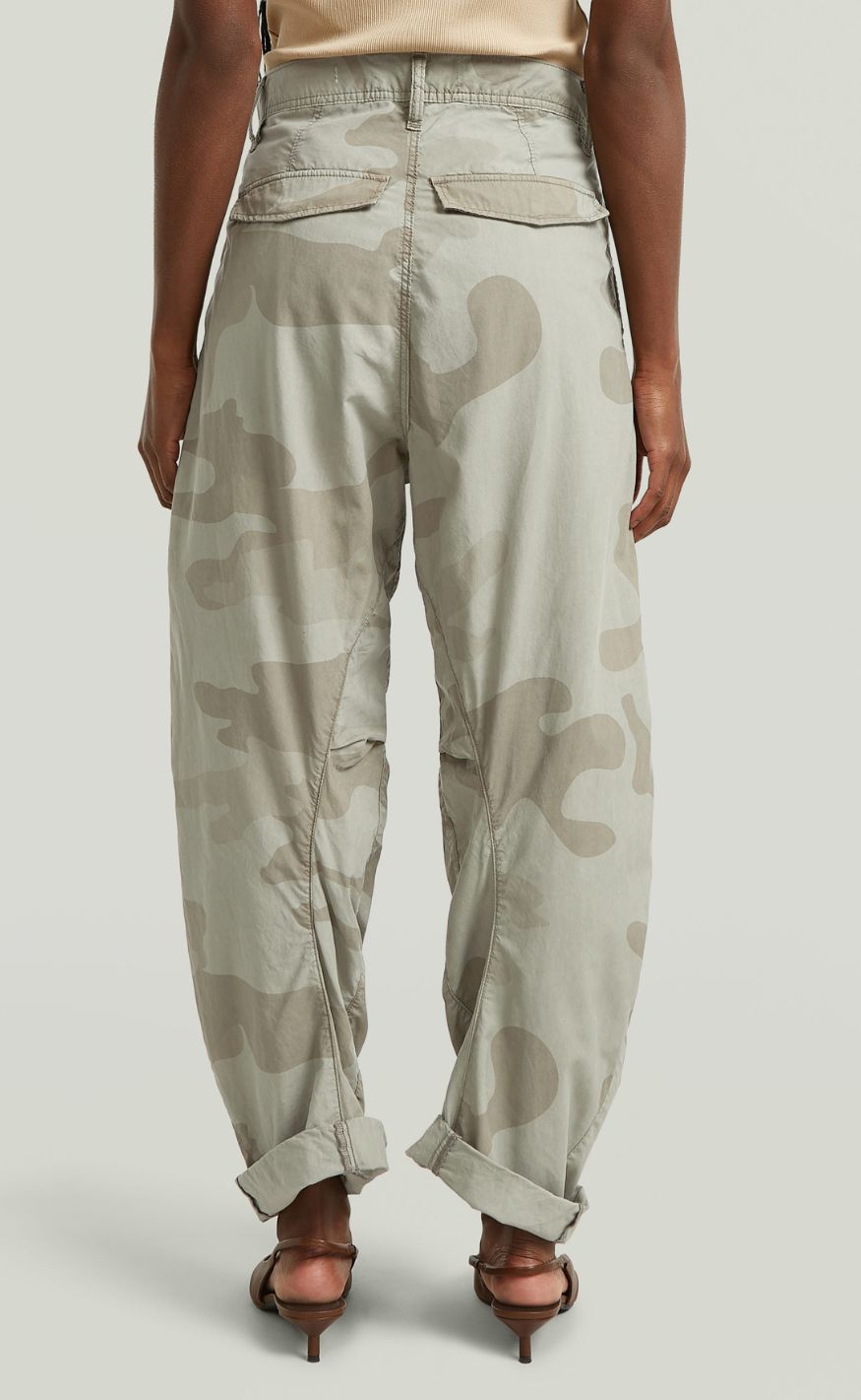 G-STAR Bukser - 3D Boyfriend Pants Wmn - It Orphus/Summer Camo