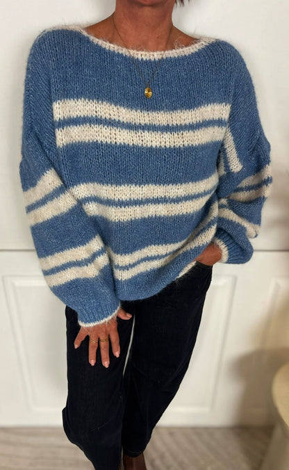Marta Du Chateau Strik - Avellina - Jeans/Beige