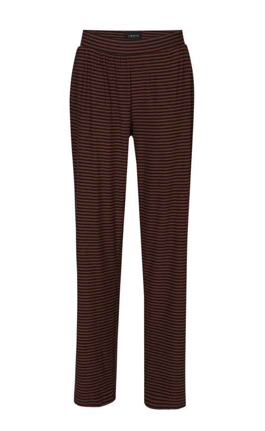 Liberte Bukser - Alma Wide - Espresso Stripe