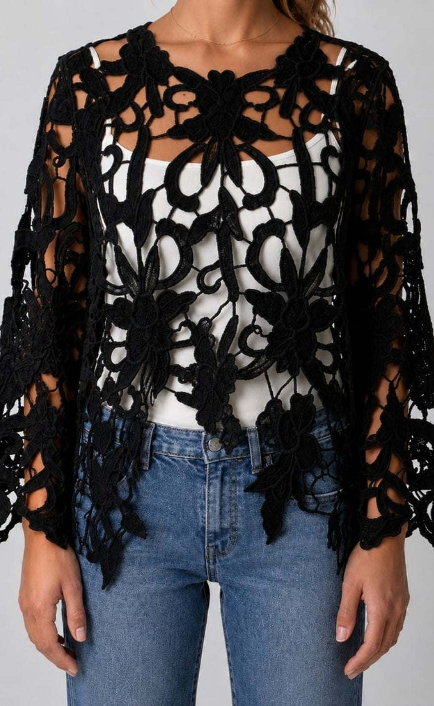 Tim & Simonsen Bluse - Gudrun Lace - Black