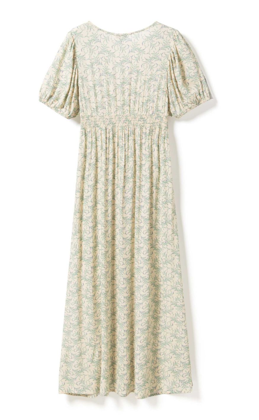 Noella Kjole - Lillith SS Maxi - Dolley Yellow Print