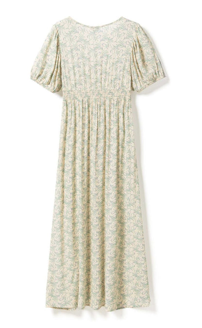 Noella Kjole - Lillith SS Maxi - Dolley Yellow Print