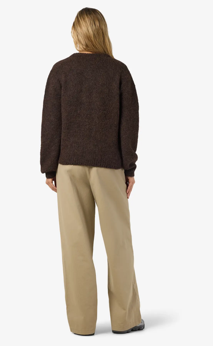 Noisy May Cardigan - Sutton - Chocolate Brown