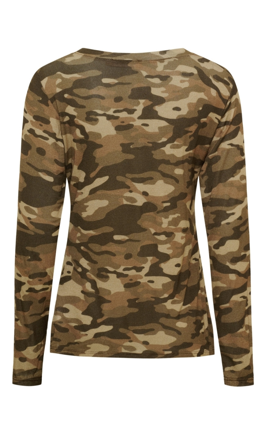 Marta Du Chateau Top - Elissa - Camoflage7401tpk
