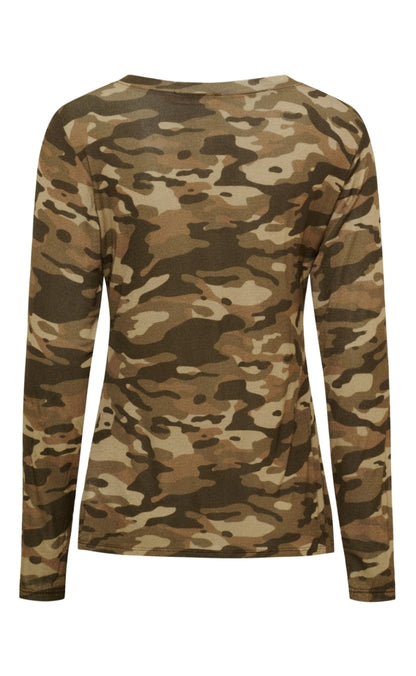 Marta Du Chateau Top - Elissa - Camoflage7401tpk