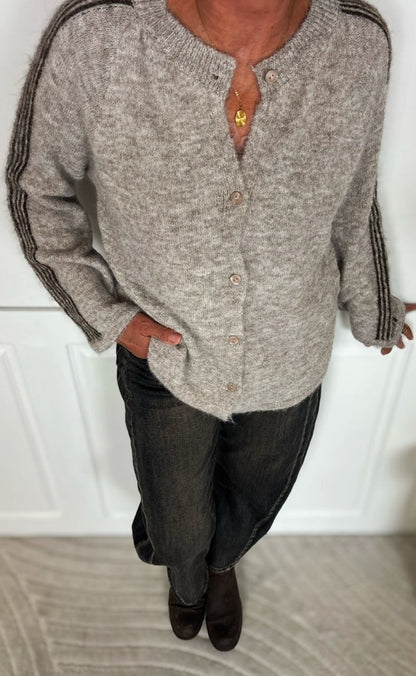Marta Du Chateau Cardigan - Vellie - Fango/Moro