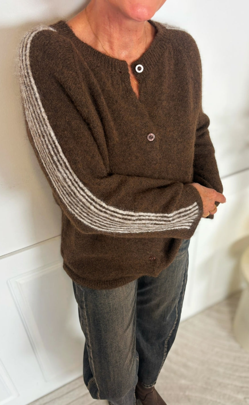 Marta Du Chateau Cardigan - Vellie - Moro/Fango