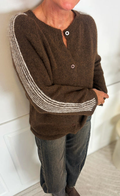 Marta Du Chateau Cardigan - Vellie - Moro/Fango