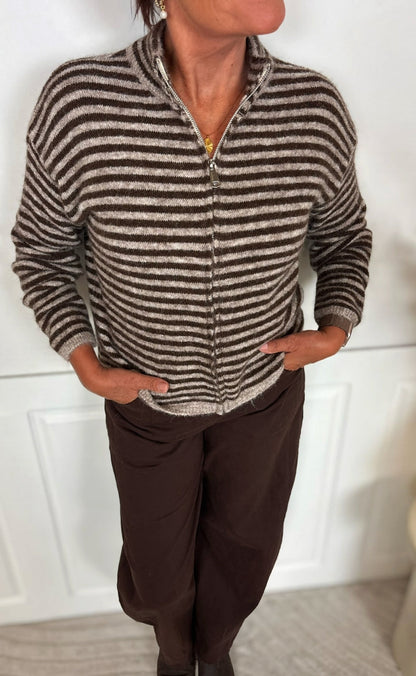 Marta Du Chateau Cardigan - Anais - Fango/Moro