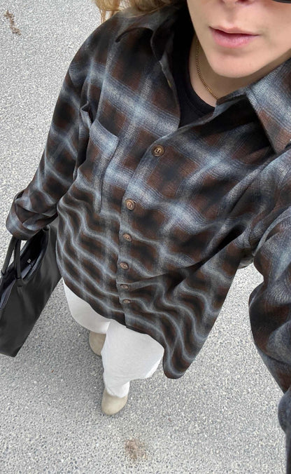 Noella Skjorte - Marlon - Danne Brown Blue Check