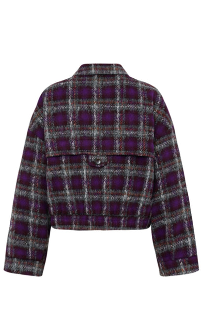 Lollys Laundry Jakke - Tarlow - Dark Lavender