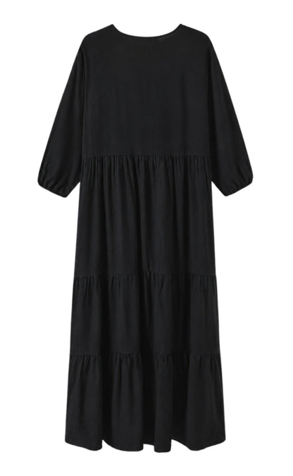 Luxzuz Kjole - Warla - Black