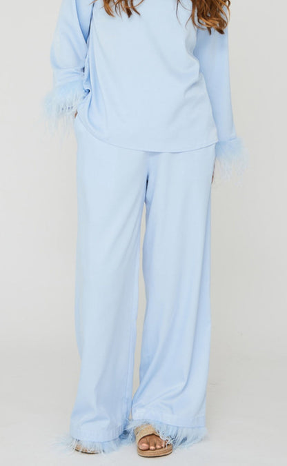 A-View Bukser - Brady - Light Blue