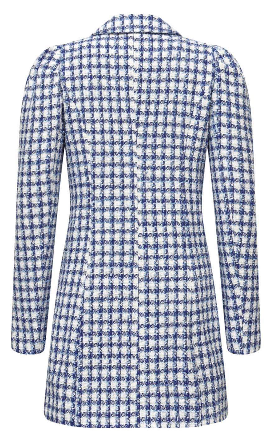 A-View Blzaer - Carly - White W. Blue