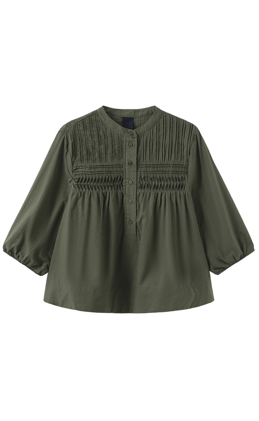 Luxzuz Bluse - Percha - Olivo