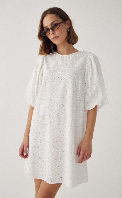 Noella Kjole - Pastis Short - White
