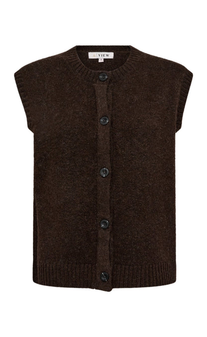A-View Vest - Rena - Dark Brown