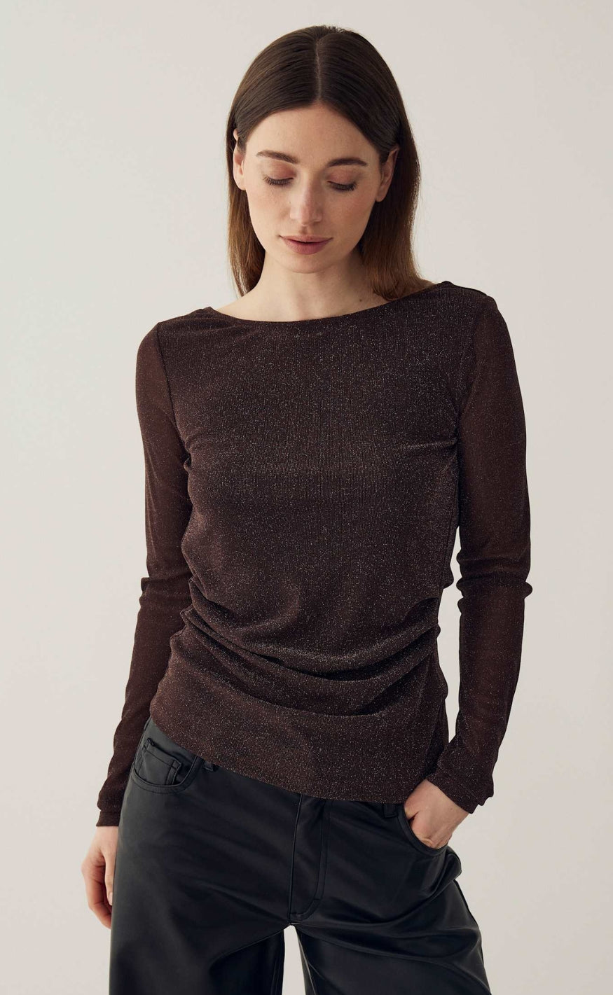 Noella Top - Madaline - Chocolate