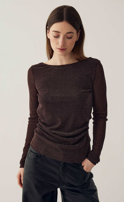 Noella Top - Madaline - Chocolate