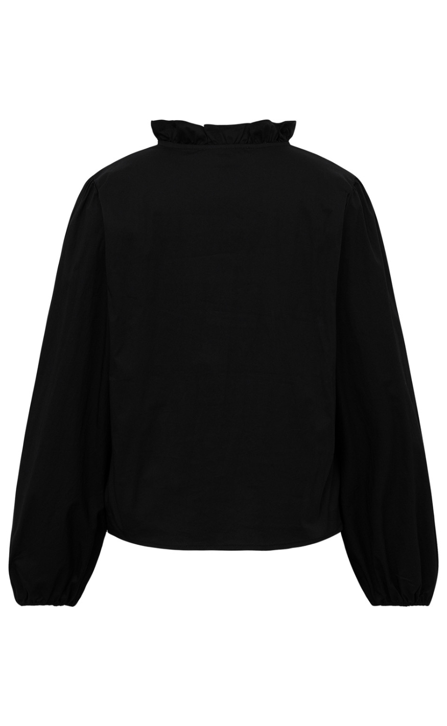A-View Bluse - Malika - Black