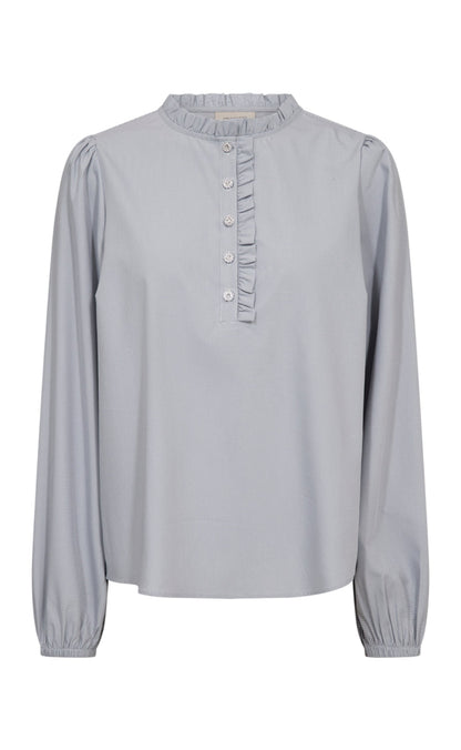 Freequent Bluse - Friva - Star Off-white w. Black